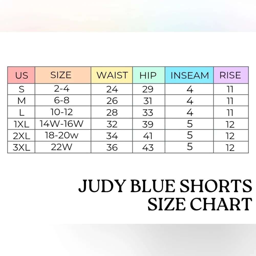 Judy Blue High Rise Jogger Denim Shorts Cuffed Tie Waist White Stretch S-3XL NEW - Picture 15 of 15